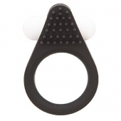 Чёрное эрекционное кольцо LIT-UP SILICONE STIMU RING 1 BLACK - Dream Toys - в Димитровграде купить с доставкой