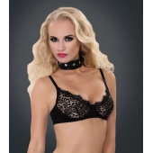 Полиуретановый ошейник с пуклями и D-кольцами Collar with Studs - Blush Novelties - купить с доставкой в Димитровграде