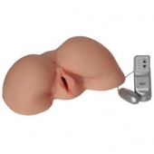 Телесная вибровагина из киберкожи с выносным пультом - LOVETOY (А-Полимер) - в Димитровграде купить с доставкой