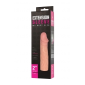 Телесная насадка-удлинитель Extension sleeve - 17 см. - Sitabella - в Димитровграде купить с доставкой