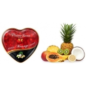 Массажная свеча с ароматом экзотических фруктов Bougie Massage Candle - 35 мл. - Plaisir Secret - купить с доставкой в Димитровграде