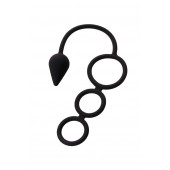 Тройное эрекционное кольцо с анальным хвостом Drop S-size - Erotist Adult Toys - в Димитровграде купить с доставкой