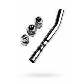 Металлический анальный душ с тремя насадками - ToyFa - купить с доставкой в Димитровграде