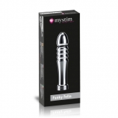Ребристый фаллоимитатор для электростимуляции Funky Fella Rill Dildo - 13 см. - MyStim - купить с доставкой в Димитровграде