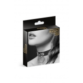 Узенький ошейник из полиуретана с кольцом - Bijoux Pour Toi - купить с доставкой в Димитровграде