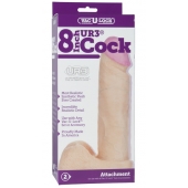 Ультрареалистичная насадка для трусиков Vac-U-Lock 8  ULTRASKYN Cock - 20,57 см. - Doc Johnson - купить с доставкой в Димитровграде