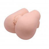 Реалистичный мастурбатор с вибрацией и двумя тоннелями - вагиной и анусом - Baile - в Димитровграде купить с доставкой