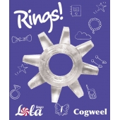 Прозрачное эрекционное кольцо Rings Cogweel - Lola Games - в Димитровграде купить с доставкой