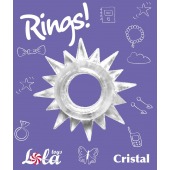 Прозрачное эрекционное кольцо Rings Cristal - Lola Games - в Димитровграде купить с доставкой