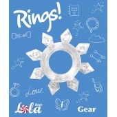 Прозрачное эрекционное кольцо Rings Gear - Lola Games - в Димитровграде купить с доставкой
