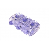 Фиолетовая насадка на пенис Rings Armour - Lola Games - в Димитровграде купить с доставкой