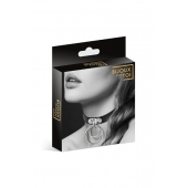 Черный чокер с двумя кольцами - Bijoux Pour Toi - купить с доставкой в Димитровграде