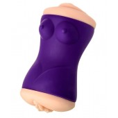 Двухсторонний мастурбатор JOS YARA в фиолетовой колбе - JOS - в Димитровграде купить с доставкой