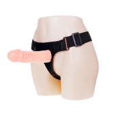 Телесный фаллоимитатор на трусиках Jessica Strap-On - 15,5 см. - Baile - купить с доставкой в Димитровграде