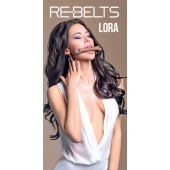 Кляп-трензель Lora с металлическими кольцами - Rebelts - купить с доставкой в Димитровграде
