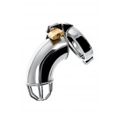 Серебристый мужской пояс верности TOYFA Metal - ToyFa - купить с доставкой в Димитровграде