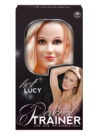 Надувная кукла с вибрацией и 2 любовными отверстиями Hot Lucy Lifesize Love Doll - NMC - в Димитровграде купить с доставкой