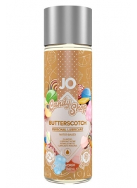 Смазка на водной основе Candy Shop Butterscotch с ароматом ирисок - 60 мл. - System JO - купить с доставкой в Димитровграде