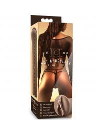 Коричневый мастубратор-вагина Nicole s Kitty - Blush Novelties - в Димитровграде купить с доставкой