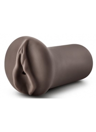 Коричневый мастубратор-вагина Nicole s Kitty - Blush Novelties - в Димитровграде купить с доставкой