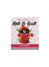 Стимулирующий презерватив-насадка Roll   Ball Raspberry - Sitabella - купить с доставкой в Димитровграде