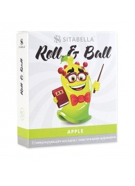 Стимулирующий презерватив-насадка Roll   Ball Apple - Sitabella - купить с доставкой в Димитровграде
