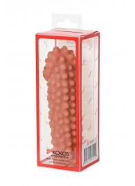 Телесная насадка на фаллос с бугорками KOKOS Extreme Sleeve 10 - 15,8 см. - KOKOS - в Димитровграде купить с доставкой