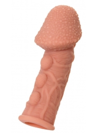Насадка на фаллос с пузыриками, венками и ребристостью KOKOS Extreme Sleeve 09 - 12,7 см. - KOKOS - в Димитровграде купить с доставкой