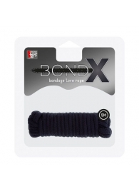 Чёрная веревка для связывания BONDX LOVE ROPE - 5 м. - Dream Toys - купить с доставкой в Димитровграде
