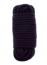 Черная веревка для связывания BONDX LOVE ROPE - 10 м. - Dream Toys - купить с доставкой в Димитровграде
