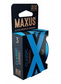Классические презервативы в железном кейсе MAXUS Classic - 3 шт. - Maxus - купить с доставкой в Димитровграде