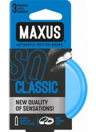 Классические презервативы в железном кейсе MAXUS Classic - 3 шт. - Maxus - купить с доставкой в Димитровграде