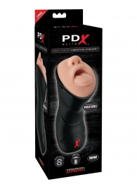 Мастурбатор-ротик Deep Throat Vibrating Stroker - Pipedream - в Димитровграде купить с доставкой