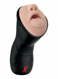 Мастурбатор-ротик Deep Throat Vibrating Stroker - Pipedream - в Димитровграде купить с доставкой