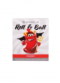 Стимулирующий презерватив-насадка Roll   Ball Cherry - Sitabella - купить с доставкой в Димитровграде