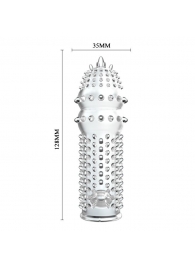 Закрытая прозрачная насадка Crystal sleeve - 14,2 см. - Erowoman-Eroman - в Димитровграде купить с доставкой