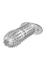 Закрытая прозрачная насадка Crystal sleeve - 12 см. - Erowoman-Eroman - в Димитровграде купить с доставкой