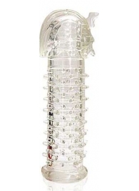 Закрытая прозрачная насадка на пенис Crystal Sleeve Faraon - 13,5 см. - Erowoman-Eroman - в Димитровграде купить с доставкой