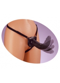 Черный податливый страпон Posable Partner Strap-On - 17,8 см. - Pipedream - купить с доставкой в Димитровграде