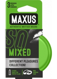 Презервативы в железном кейсе MAXUS Mixed - 3 шт. - Maxus - купить с доставкой в Димитровграде