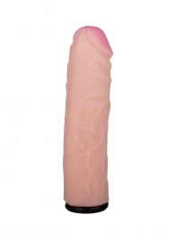 Черный пояс-трусики с насадкой  Гламур Dana  - 15,5 см. - LOVETOY (А-Полимер) - купить с доставкой в Димитровграде