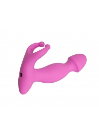 Розовый стимулятор простаты с усиками - 15 см. - 4sexdreaM - в Димитровграде купить с доставкой