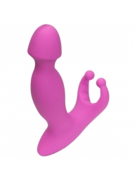 Розовый стимулятор простаты с усиками - 15 см. - 4sexdreaM - в Димитровграде купить с доставкой