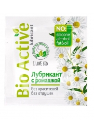 Пробник лубриканта на водной основе Bio Active - 3 гр. - Биоритм - купить с доставкой в Димитровграде