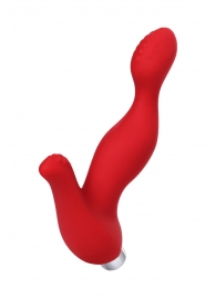 Красный силиконовый вибростимулятор простаты Proman - 12,5 см. - ToyFa - в Димитровграде купить с доставкой