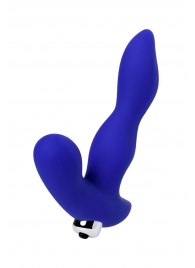 Синий силиконовый вибростимулятор простаты Stroman - 14,5 см. - ToyFa - в Димитровграде купить с доставкой