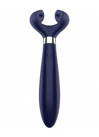 Синий вибромассажер для пар Satisfyer Partner Multifun 3 - Satisfyer