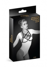 Черная упряжь на грудь Clara - Bijoux Pour Toi - купить с доставкой в Димитровграде