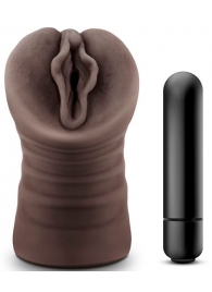Коричневый мастурбатор-вагина Alexis - Blush Novelties - в Димитровграде купить с доставкой