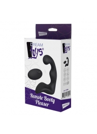 Черный вибромассажер простаты REMOTE BOOTY PLEASER - Dream Toys - в Димитровграде купить с доставкой